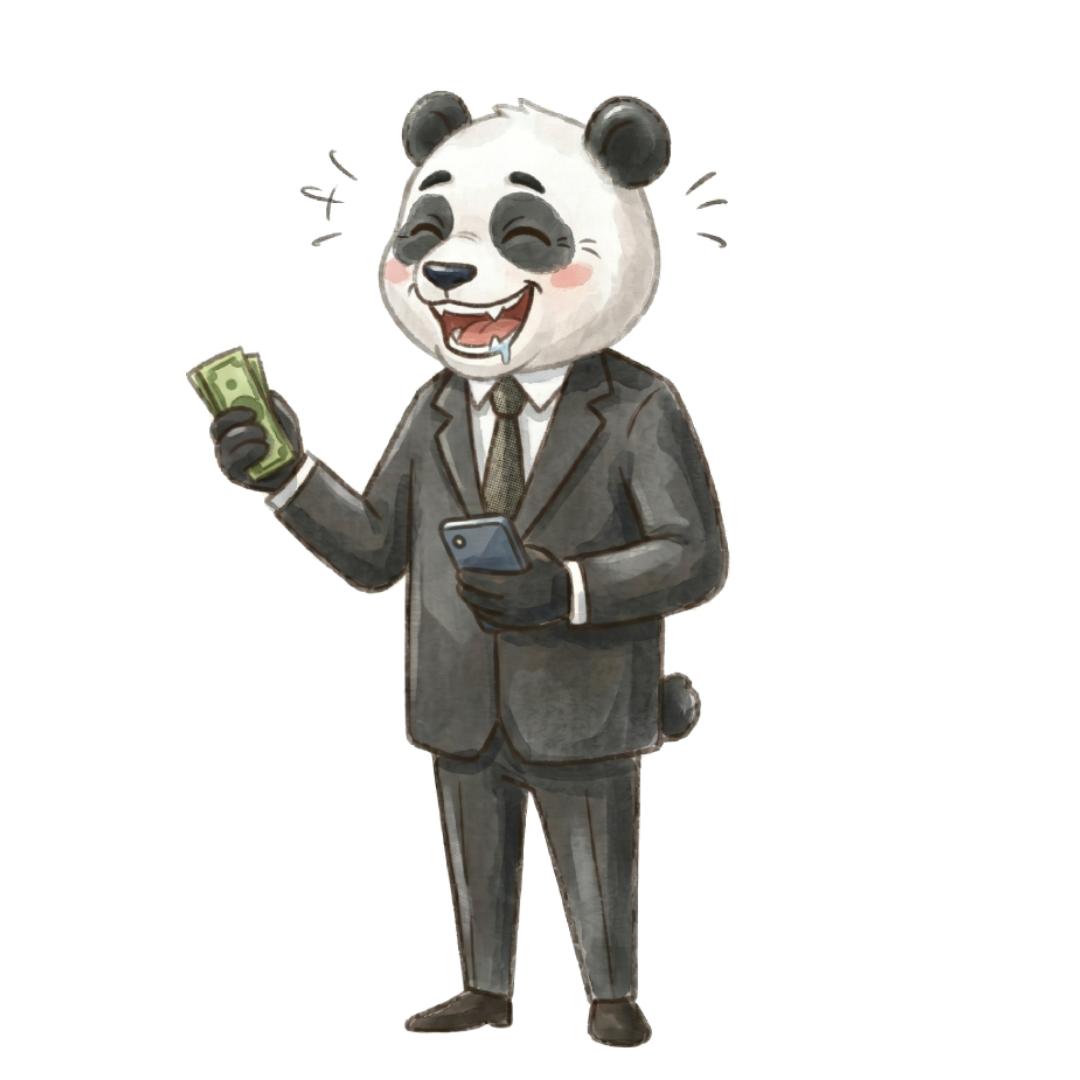 Panda salesman